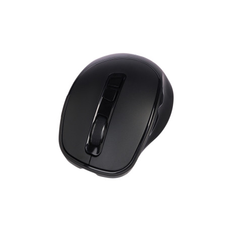 BY Компьютерная мышь беспроводная, бесш. клик, 1000-1600DPI, 7D 2.4GHz, 300мАч,"copy-paste", чёрная