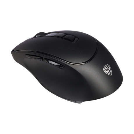 BY Компьютерная мышь беспроводная, бесш. клик, 1000-1600DPI, 7D 2.4GHz, 300мАч,"copy-paste", чёрная