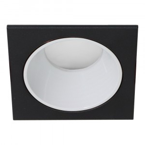 Feron св-к встр. MR16 GU5.3 "квадрат" черный + белый металл пласт 35х92 DL3112 51407