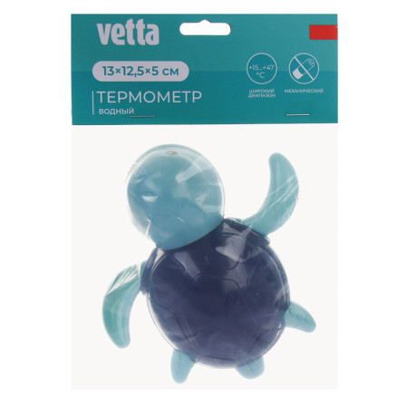 VETTA Термометр водный, интерактивный 13x12,5x5см