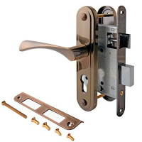 Замок врез 1623-AB Apecs (бронза) б/цил. (аналог Зенит, ДААЗ и др. 55мм)  \12