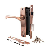 Замок врез 1323/70-АC AVERS (медь) с ручками \16