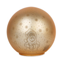 СНОУ БУМ Светильник декоративный LED, в виде шара, диаметр 15см, стекло, PS, 3xAA, 1 режим