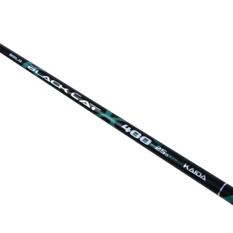 KAIDA Удочка с кольцами "Блэк Кэт", телескоп., карбон, 4,0м, тест 10-40гр., арт. 801-400