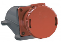 IEK силовая розетка CEE (разъем) 135 стационарная 3Р+РЕ+N 63А 380В IP54