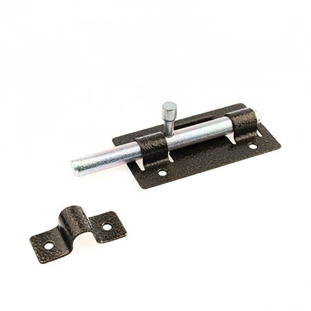 Засов накл. ЗД-01 "Секрет" Круглый (Бронза) Большой \20