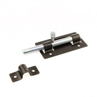 Засов накл. ЗД-01 &quot;Секрет&quot; Круглый (Бронза) Большой \20