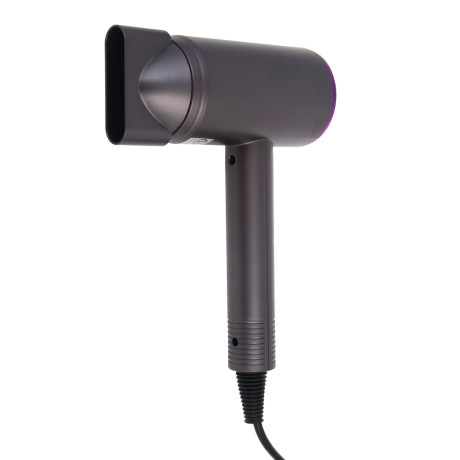 LEBEN Фен для волос, 1200 Вт, 2 скорости, серый, концентратор