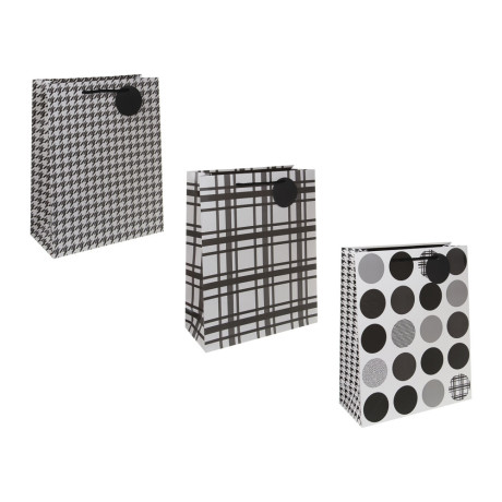 Пакет тм Fntastic  подарочный, принт, с шильдиком, L 32x26x10 см, бумага, 3 диз.