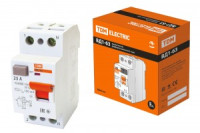 TDM ВД1-63 2P устройство защитного отключения УЗО 25А 100мА SQ0203-0005