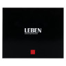 LEBEN Чайник электрический, 1,7 л, 2200 Вт, скрытый нагр. элемент, пластик, черный