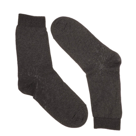 Набор носков 4 пары, GALANTE, р. 25, 70% хлопок, 29% полиамид, 1% эластан, черные