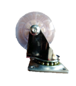 Колесо силиконовое поворотное Ø 35мм