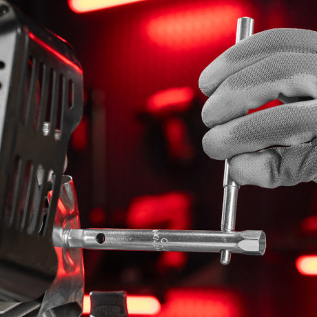 Ключ трубчатый торцевой 8 х 10 мм, оцинкованный Matrix