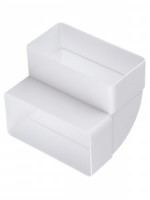 TDM Соединительное колено вертикальное 90 гр. для прямоугольных воздуховодов вент, 60х120  SQ1807-17