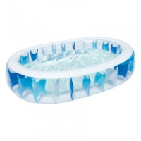 Бассейн надувной Bestway 54066, 229*152*51см, 542л, семейный овальный 3818