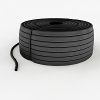 REXANT трубка кембрик ТВ-40 ПВХ черный d= 16 мм 49-5013-1