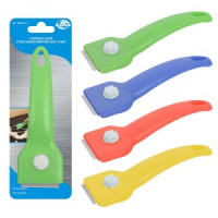 Скребок д/стеклокерам.плит (кратность 8шт!!!), пластик, нерж.сталь МТ58-177 Мультидом