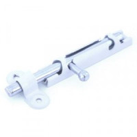 Шпингалет Скобис ЗТ-12М белый 85 мм (100,10!!!)