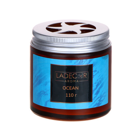 LADECОR Ароматизатор для дома и авто, 110 гр., океан, медовый  персик, османтус, одеколон