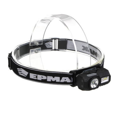 Фонарь налобный тм ЕРМАК,сенсорный,крепление,XPE LED+3LED,9 режимов,500мАч,64х45х34 мм,красный свет