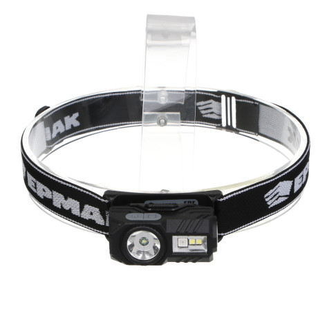 Фонарь налобный тм ЕРМАК,сенсорный,крепление,XPE LED+3LED,9 режимов,500мАч,64х45х34 мм,красный свет