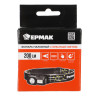 Фонарь налобный тм ЕРМАК,сенсорный,крепление,XPE LED+3LED,9 режимов,500мАч,64х45х34 мм,красный свет