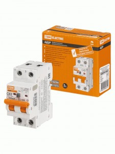 TDM диф. автоматический выкл. АД2P 2Р С63 100мА 6кА тип АС SQ0204-0625