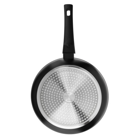 SATOSHI Оникс Сковорода глубокая литая d26см, антипригарное покрытие "мрамор", съемная ручка, индукц