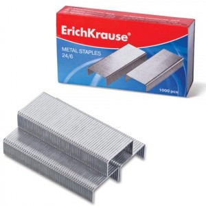 Скобы для степлера ERICH KRAUSE №24/6 1000шт., 1189