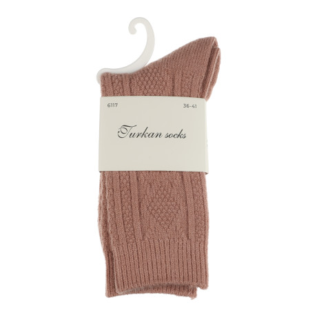 Носки женские "шерсть ламы" тм TURKAN, р.36-41, цвета в ассортименте, #L6117