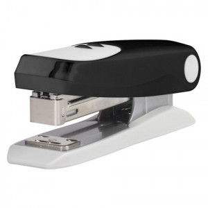 Степлер BRAUBERG "Germanium", №24/6, 26/6, до 20л., пласт. корпус, метал. механизм, черный,