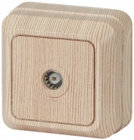 ЭРА Intro Quadro роз. TV, ОУ, 1 мест. сосна, 2-301-01, Б0027660