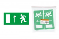 TDM знак 200х100мм "Направление к эвакуационному выходу прямо" (10!) SQ0817-0051