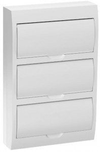 IEK GENERICA бокс (корпус) пластик ЩРН-П-36 мод. навесной, белая дверца, IP41 MKP13-N-36-41-K01-G