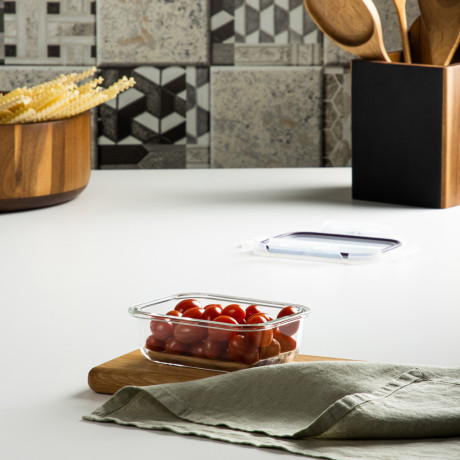 VETTA Контейнер для продуктов на защелках 370мл, жаропрочное стекло