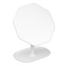 ЮНИLOOK Зеркало настольное с подставкой, пластик, стекло, высота 21 см, диаметр 16 см,  2 цвета