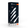 BY Кабель для зарядки 3 в 1 Классика iP/Micro USB/Type-C, 1м, 3A, белый