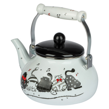VETTA Хвостатые друзья Чайник эмалированный 2,5л, индукция