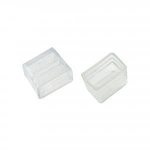 Uniel NEON изолирующий зажим (заглушка) для RGB гибкого неона (уп. 25шт!) 10x18мм UCW-N22 CLEAR