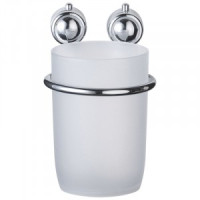 "Стакан подвесной д/ванной B0921,11*8*10см,хром/пласт,крепление-шуруп,SOFT,2482 Рыжий Кот