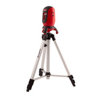 Лазерный уровень ML01T, дальность 10 м, точность ± 0,5 мм, / 1 м, длина волны 650 нм, проекция 1 вертикальная 1 горизонтальная плоскость, резьба под штатив 5/8&quot;, штатив в комплекте Matrix