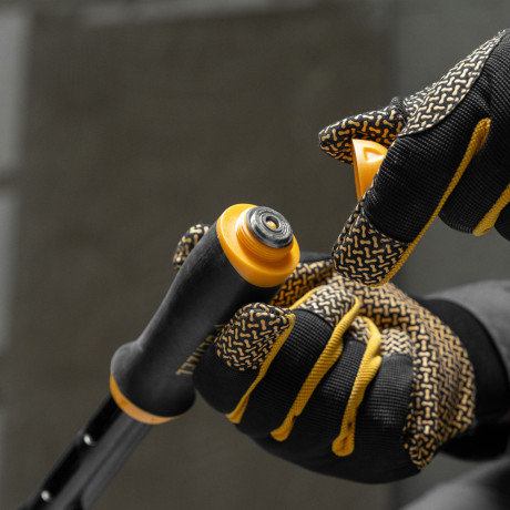 Плиткорез рельсовый 600х16мм, каретка на подш., стальная станина, усил. рукоятка-пенал Denzel