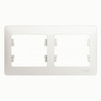 Systeme Electric GLOSSA рамка СУ 2 мест. перламутр (горизонт.) GSL000602 (30!)