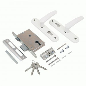 Д-град Зенит ЗВ4-3.03 белый Замок врезной с/руч (15)