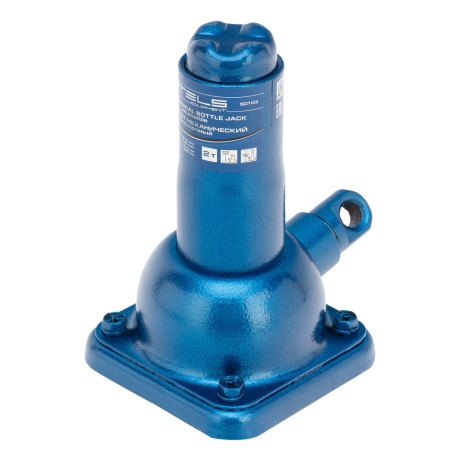 Домкрат механический бутылочный, 2 т, h подъема 210 - 390 мм, 2 части (домкрат, ручка) Stels