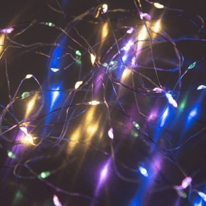 Гирлянда-нить (бат) Роса 50LED разноцвет. 5м. (3*АА нет в/к) SE-STRING-550M