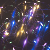 Гирлянда-нить (бат) Роса 50LED разноцвет. 5м. (3*АА нет в/к) SE-STRING-550M