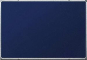 Доска для информации текстильная 100х150 синяя Attache Россия 142350