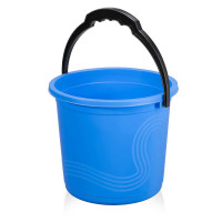 Ведро 18л с крышкой &quot;Волна&quot; Эльфпласт х20